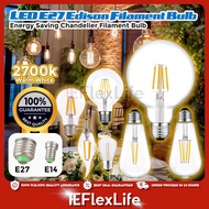 LED Edison Filament Bulb 2W 4W E14 E27 LED Candle Bulb Retro Vintage Light Bulb Mentol Lampu G125 G8