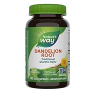 Natures Way Dandelion Root 100 -180 Vegan Capsules รักษาทางเดินปัสสาวะ
