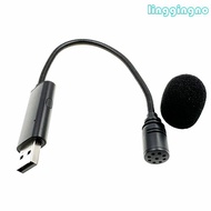RR USB Microphone Omnidirectional USB Microphone for Games Chat Universal Laptop PC Microphone with 