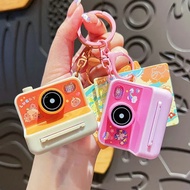 Cartoon Original Polaroid Camera Keychain/Cute Kapibara Luminous Pendant