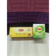 Lipton tea 15g green and yellow
