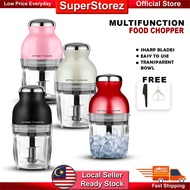 Superstorez Capsule Food Chopper 900ML Blender Cutter Spin Grinder Mixer Mincer Masher Juicer Food P