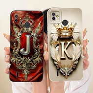 For Tecno Pop 5 Case BD2 BD2p BD3 BD1 BD2d Cute Crown Letters Cover Soft TPU Phone Case For Tecno Po