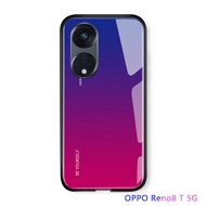 Hontinga Casing Case For OPPO Reno8 T 5G Reno 8T Reno8T 5G 4G Case Luxury Aurora Rainbow Gradient Ca