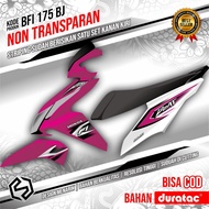 (NOT TRANSPARENT) HONDA STRIPING BEAT FI 2013 - 2017 ICON RACING VARIATION THAILAND GRAPHICS BFI 172