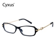 Cyxus Retro Small Square Glasses with Gold Buckle – Elevate Your Style with Mature Temperament & Eye