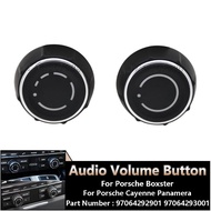 Audio Knob Multimedia Volume Control Switch For Porsche Cayenne 92A Cayman GT4 Panamera 970 Boxster 