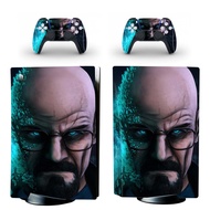 Breaking Bad PS5 Standard Disc Skin Sticker Decal Cover for PlayStation 5 Console and 2 Controllers PS5 Disk Skin Vinyl