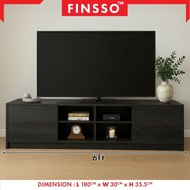 Kenda 6ft Modern TV Cabinet | TV Console | Media Storage | Rak TV Minimalist | Finsso