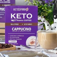 KetoSpark Keto MCT Oil Powder Coffee Low Carbs Meal Shakes Bulletproof Coffee MCT coffee Suitable fo