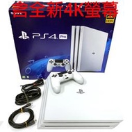 缺貨 PS4 Pro主機冰河白 9成新＋GT賽車＋43吋4K電腦螢幕PHILIPS飛利浦全新品 【二手商品】台中星光電玩