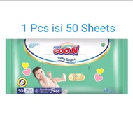 Goon Baby Wipes Telon Oil Tissue Non-Alcoholic Baby Wet Wipes 50S