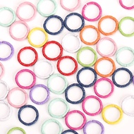 100pcs 8mm/10mm/12mm Colored 11 Colors Iron Open Jump Rings O Ring Connectors  Bracelet Making For D