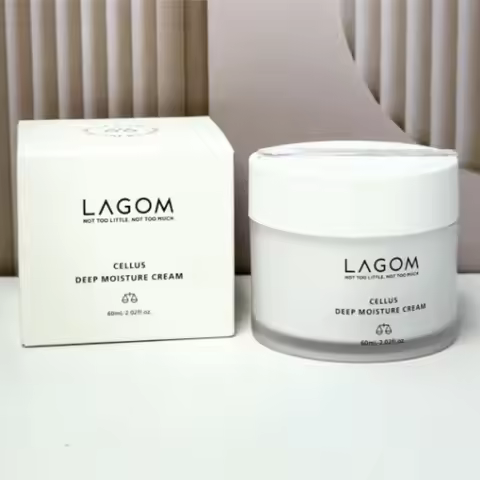 60ml LAGOM Cellus Deep Moisture Cream Original Korea Brand Whitening Natural Organic Face Cream Hydr