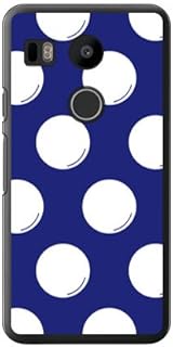 SECOND SKIN Dot Fly Navy x White (Clear) / for Nexus 5X LG-H791 / docomo DLGN5X-PCCL-201-Y210