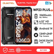 [สต็อกท้องถิ่น] OUKITEL WP23พลัส 24GB + 256GB 6.52 โทรศัพท์มือถือจอ 10600MAh แบตเตอรี่ก้อนใหญ่ HD 13