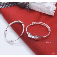 Silver CHILDREN'S BRACELET - S999 SILVER BOW BRACELET - [SPECIALIZED IN SILVER WHOLESALE]