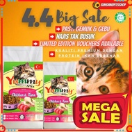 Makanan Kucing Murah 10kg Yummy Mix Chicken & Tuna