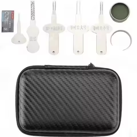 7/5PCS/SET Fingerprint Lock Tool Single And Double Blade Tool Professional Locksmith Tool