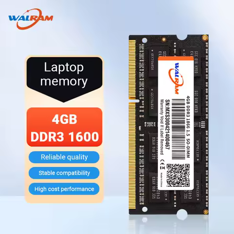 WALRAM Memoria Ram DDR3L 1600MHz Laptop Internal Memory DDR3 8GB 1600 MHz DDR3 4GB 1.5V 1.35V Notebo
