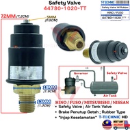 44780-1020-TT Hino Fuso Mitsubishi Nisaan (Injap Keselamatan) Safety Valve ; Air Tank Valve ; Brake 