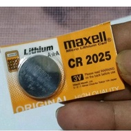 BATERAI MAXELL CR2025 CR-2025 HARGA 1 PCS BATERAI BATRE MAXELL CR2025