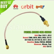 Pigtail Antena Orbit Star 2 dan Star 3 Single or Dual Pigtail to SMA Male