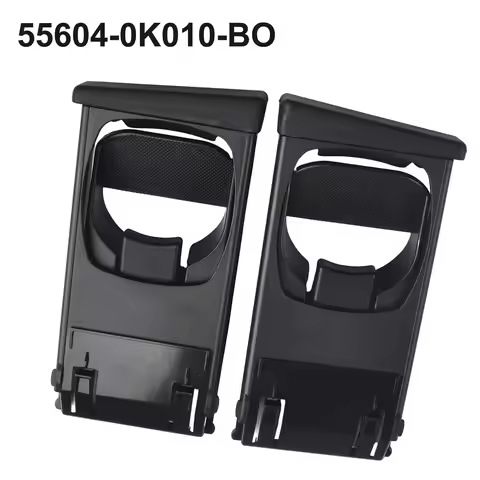 Cup Holder Assembly For Toyota Hilux Vigo SR Pickup Fortuner 2004-2015 2Pcs Black 55604-0K010 A Dire