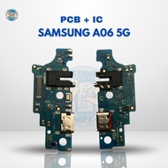 PCB BOARD CHARGER CONNECTOR FLEXI ORI CON T/C SAMSUNG A066B / GALAXY A06 5G + CON H/F + MIC