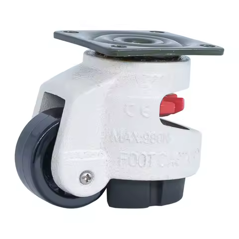 Level Adjustment Wheel Heavy Machinery Caster Heavy Duty Industrial Casters GD40F/60F/80F Swivel Loa