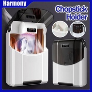 Kitchen Smart Tableware Multi-function Wall Mounted Chopsticks Cutlery Organizer Sterilizer Rack