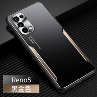 เคส OPPO Reno5 สำหรับ Oppo Reno 5G/4G อลูมิเนียมอัลลอยด้าน + TPU + PC เคสโทรศัพท์ กันกระแทก