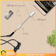TaffSTUDIO USB Type C to 3.5mm Audio Jack Converter Female Cable 10cm - L41