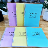 สมุดบันทึกรายรับ-รายจ่าย คำนวณต้นทุน ทำบัญชี สำหรับร้านกาแฟ Coffee note Account Planner