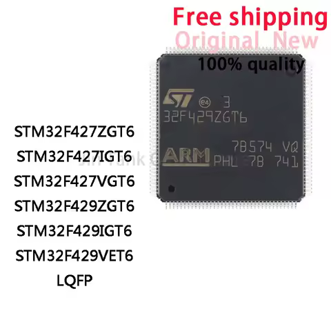 STM32F427ZGT6 STM32F427IGT6 STM32F427VGT6 STM32F429ZGT6 STM32F429IGT6 STM32F429VET6 STM32F429 LQFP I