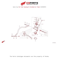 0 (F-6 - REAR BRAKE MASTER CYLINDER(WW150) - PCX 160 K1Z (2021+)-A) HONDA Pcx 160 K1Z (2021+) Parts 