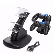 New Dual USB Charging Dock For PlayStation 4 PS4 Pro Slim Controller Handle Cradle Double Charger Wi