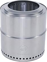 Field to Summit Fujimi Sangyo Flame Stove MAX OF-BMAX Silver, Approx. Φ14.2 x H15.7 inches (36 x 40 