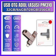 USB OTG ADOL (ASUS) PM310 2In1 32GB/64GB/128GB/256GB – USB 3.2 & Type-C – Convenient Design