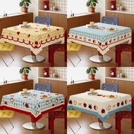 Tablecloth Cute Apple Dopamine High-Value Dining Table Desk High-End Decoration Atmosphere Full Tabl