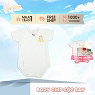 Body chip whiteshort sleeve Pom Baby Shop - 0M 3M 6M 9M