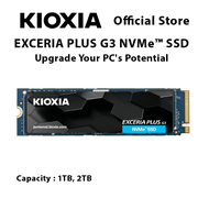 KIOXIA EXCERIA PLUS G3 NVME M.2. PCIe® Gen4x4 R/W 5000/3900 mb/s ความจุ 1TB / 2TB