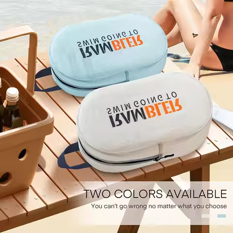 Dry Wet Separation Swimming Gym Dry Bag Handbag Pack Transparent Pool Waterproof Storage Bag Large C