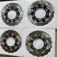 CNC Front Disc Plate Nvx155 Nvx v1 v2 Nmax N-max Disk Depan 267mm Piring Disk Ready Stock