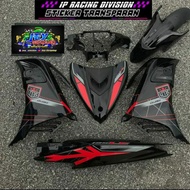 STRIPING STICKER YAMAHA MX NEW 135 NJMX LIS MALAYSIA BLACK RED