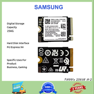 SSD อะไหล่ Samsung PM991a 256GB M.2 2230 NVMe สำหรับแล็ปท็อปพื้นผิว Microsoft