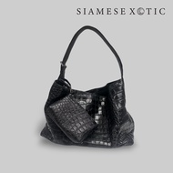 Siamese Xotic / Xo Shoping 1145 Tote กระเป๋าทรงช้อปปิ้ง Crocodylus Siamensis