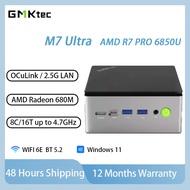 GMKtec M7 Ultra AMD Ryzen 7 PRO 6850U Mini PC 64GB DDR5 WiFi 6E Dual 2.5G LAN OCuLink USB4 Quad 8K