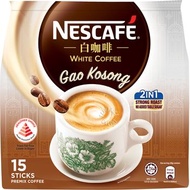 NESCAFE White Coffee Gao Kosong 15 Sachets