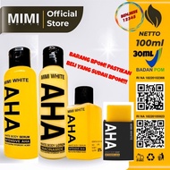 BPOM 100% ORIGINAL MIMI WHITE AHA BODY WHITENING SERUM BOOSTER PEMUTIH TUBUH 30ML AHA BRIGHTENING BR